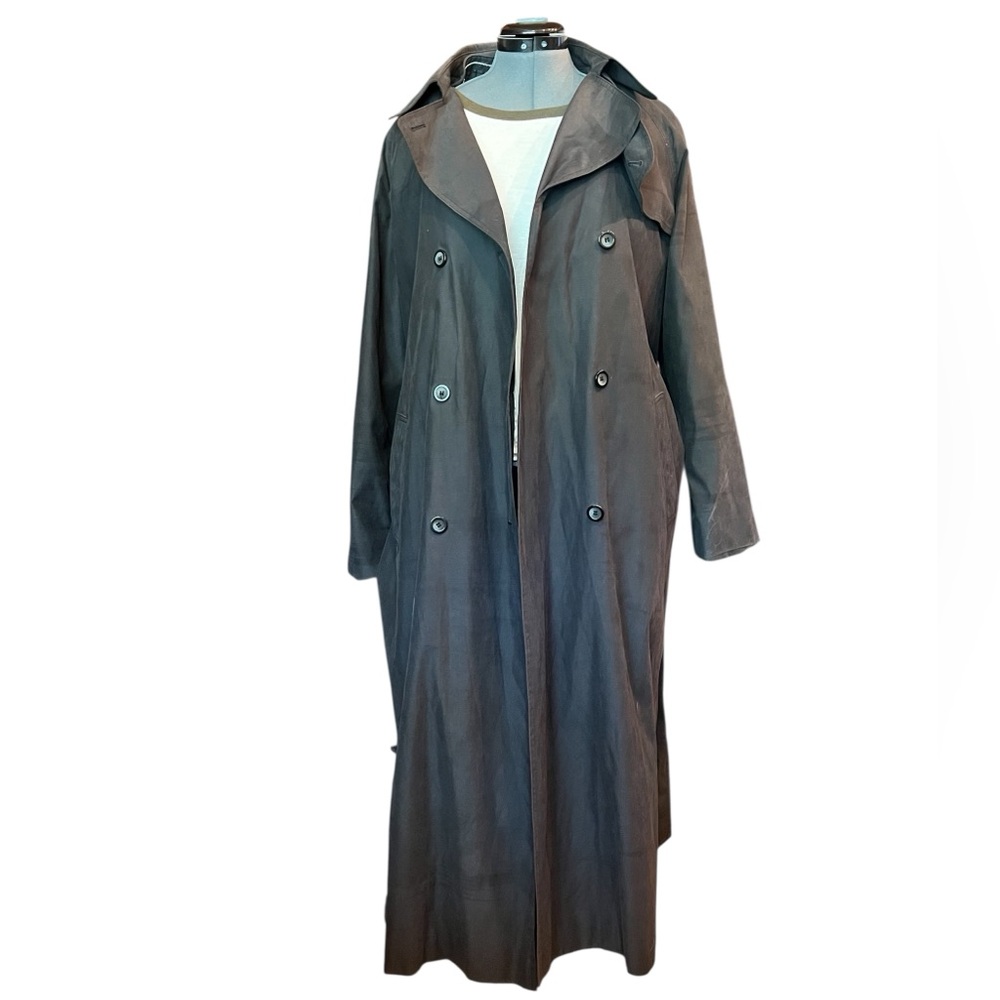 London Fog Dark Gray Trench Coat